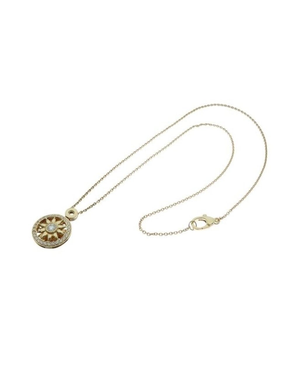 Harry Winston Gate Pendant Diamond Rosette Necklace - Picture 5 of 8